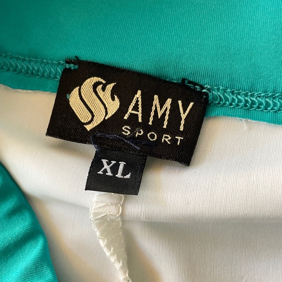 Amy Sport Ocean Green JAZZ Athletic Skort Golf Skirt - NWT - Picture 7 of 8